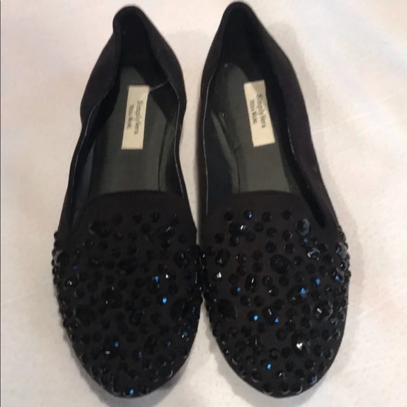 ❌SOLD❌ New black embellished ballet flats 7 - Picture 8 of 8